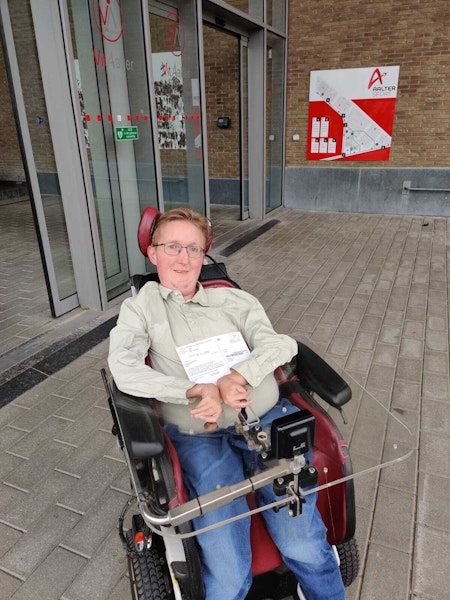 Jelle ging stemmen in Aalter